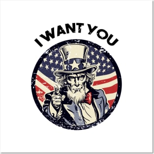 Uncle Sam Posters and Art